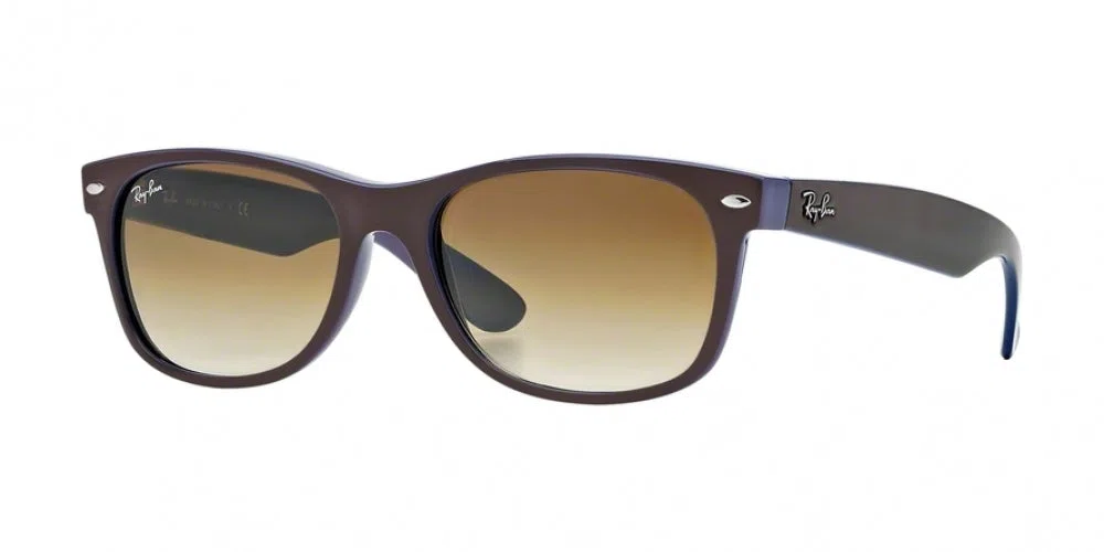 Ray Ban New Wayfarer 2132 Sunglasses - Medium - 55mm - Black - view 40